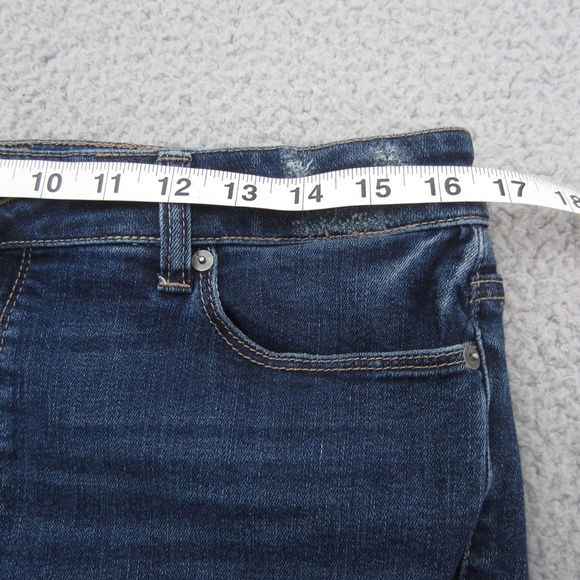 PAIGE Jeans Womens 32 High Rise Lou Lou Flare Twisted Seam Raw HemDistressed Y2K - Picture 7 of 15